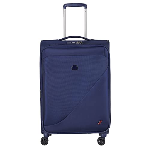 Delsey Paris New Destination Suitcase, 68 cm, 77 liters, Navy Blue