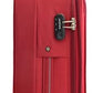 House Of Leather Medium Size Suitcase Four Wheel Expandable Luggage Cosmic Red