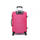 Kono 20 Inch Suitcase Horizontal Stripe Luggage - Plum