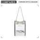 Miss Lulu Large Bucket Shoulder Bag - Grey