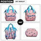 Miss Lulu Child's Unicorn Backpack With Pencil Case - Pink