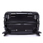 Kono Bandage Effect Hard Shell Suitcase 20 Inch Luggage Set Black