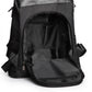 Miss Lulu Two Way Backpack Shoulder Bag With Pom Pom Pendant - Black