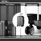 Kono 28 Inch Abs Hard Shell Suitcase Luggage - Grey