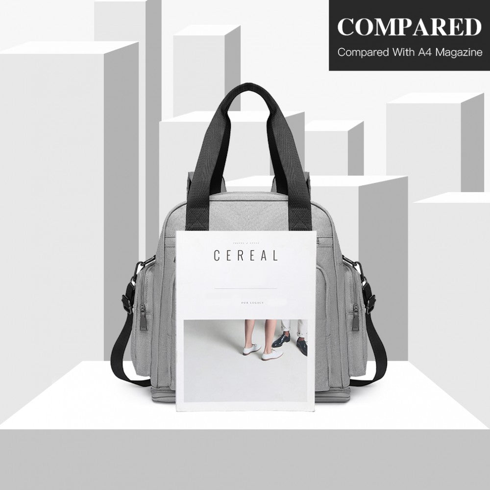 Kono Multi Way Travel Baby Changing Bag - Grey