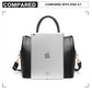 Miss Lulu Silk Scarf Shoulder Bag - Black