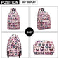 Miss Lulu Large Backpack Butterfly Pink