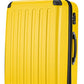HAUPTSTADTKOFFER - Spree - Set of 3 Hard-side Luggages Glossy Suitcase Hardside Spinner Trolley Expandable (S, M & L) TSA, Yellow