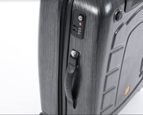 JCB - Loadall Hard Shell Suitcase Set - Includes 20", 24" & 28" - Built-in TSA Suitcase Locks, 360 Spinner Wheels - ABS Polycarbonate Hard Shell - Flight Case - Luggage Bags for Travel - Black