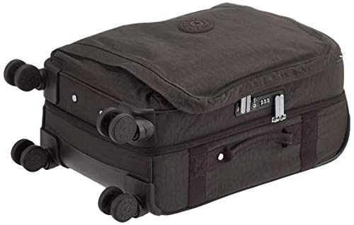 Kipling SPONTANEOUS S, Cabin-Sized, 4-Wheeled 360° Suitcase with Elastic Straps, TSA Lock, 53 cm, 37.5 L, Black Noir