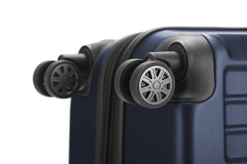 HAUPTSTADTKOFFER - X-Berg - Luggage Suitcase Hardside Spinner Trolley 4 Wheel Expandable, TSA, 75 cm, Darkblue mat