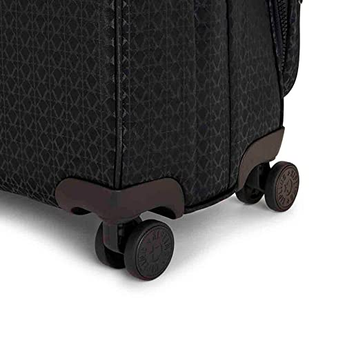 Kipling New YOURI Spin M, Medium Expandable Spinner, 68cm, 70 L, Signature Emb