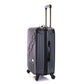 JCB - Lightweight Hard Shell Suitcase, 24" - 360 Degree Spinner Wheels - Made with ABS Polycarbonate Hard Shell - Flight Case - Luggage Bags for Travel - Grey