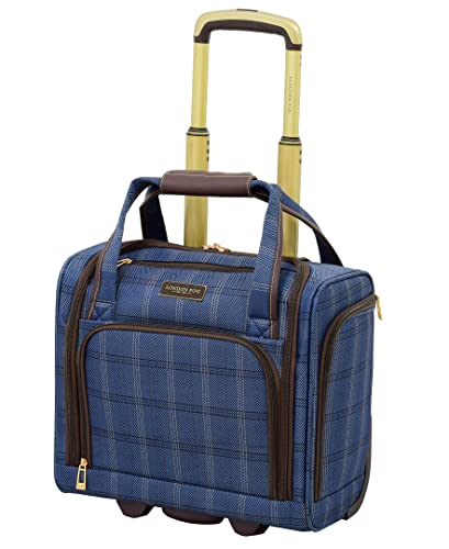 LONDON FOG Brentwood II 15" 2-Wheel Under The Seat Bag, Blue, Carry Inch, Blue, Carry-On 15-Inch, Brentwood Ii 15" 2-Wheel Under The Seat Bag