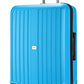 HAUPTSTADTKOFFER - X-Berg - Carry on luggage On-Board Suitcase Cabin Bag Hardside Spinner Trolley 4 Wheel, TSA, 55 cm,Cyanblue mat