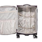 ATX Luggage Medium Suitcase Expandable Durable Lightweight Suitcase with 4 Dual Spinner Wheels and Built-in 3 Digit Combination Lock (Plum/Beige, 25 Inches, 86 Liter)