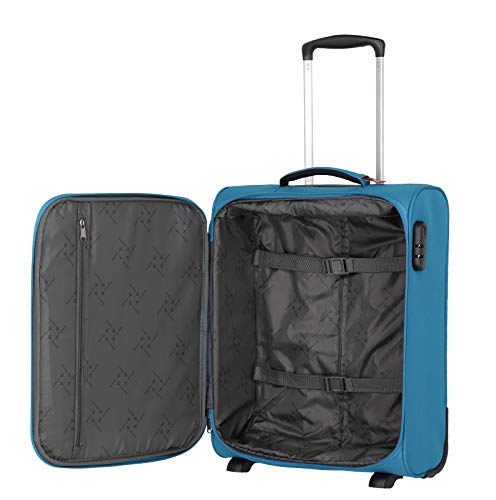 Travelite Onboard Cabin Luggage by Travelite - Practical 2-Wheel Suitcases with 2 Spacious Front Pockets