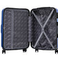 FLYMAX 24" Medium Suitcase Super Lightweight 4 Wheel Spinner Hard Shell ABS Luggage Hold Check in Travel Case