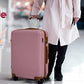 CALDARIUS Suitcase Set – Combination Lock, Travel Bag – Cabin/Carry On and Hold Luggage-Lightweight, Hard Shell, (Rose, Cabin 20'' X 2)