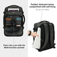 ECOHUB Easyjet Cabin Bag 45x36x20 Underseat Bag with Clear Toiletry Bag Travel Backpack Large Front Organizational Pocket Hand Luggage Recycled PET Eco Friendly Carry On Bag for Women & Men 30L Grey