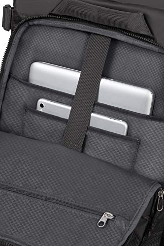 Samsonite Midtown - Travel duffle/backpack with 2 wheels, 55 cm, 43 L, Black (Black)