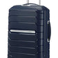 Samsonite Flux - Spinner S Expandable Hand Luggage, 55 cm, 44 L, Blue (Navy Blue)