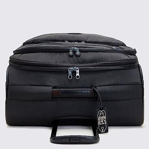 Kipling New YOURI Spin L, Large Expandable Spinner, 76cm, 100 L, Black Noir