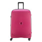 DELSEY PARIS - BELMONT PLUS - Large Rigid Suitcase extendable - 76x52x34cm - 110 liters - L - Raspberry