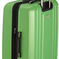 HAUPTSTADTKOFFER - X-Berg - Luggage Suitcase Hardside Spinner Trolley 4 Wheel Expandable, TSA, 65 cm, Applegreen mat