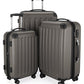 HAUPTSTADTKOFFER Spree - Hartschalen-Koffer Koffer Trolley Rollkoffer Reisekoffer, TSA, Hand Luggage, 75 cm, 128 liters, Black (Graphite)