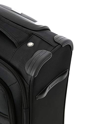 Aerolite Reinforced Super Strong and Light Large 4 Wheel Lightweight Hold Check in Luggage Suitcase, 29” (Black)
