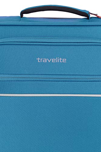 Travelite Onboard Cabin Luggage by Travelite - Practical 2-Wheel Suitcases with 2 Spacious Front Pockets