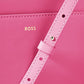 BOSS Women's Kristin Saddle-N Bag, Medium Pink661, ONESI