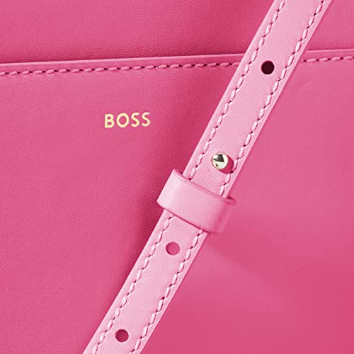 BOSS Women's Kristin Saddle-N Bag, Medium Pink661, ONESI