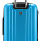 HAUPTSTADTKOFFER - X-Berg - Carry on luggage On-Board Suitcase Cabin Bag Hardside Spinner Trolley 4 Wheel, TSA, 55 cm,Cyanblue mat