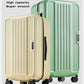 GinzaTravel Trunk Spinner Luggage PC Hardside Luggage with Double Spinner Wheels, Lightweight Travel Suitcase Set with TSA Lock and foldable cup holder Burst Resistant Zipper, Light yellow,