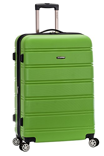 Rockland Abs 28" Expandable Spinner Luggage, Green