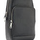 BOSS Mens Crosstown Monostr mp Grained Italian-Leather Mono-Strap Backpack with Embossed Logo Size One Size