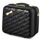 Ted Baker Belle Collection Hardside Cabin Luggage Trolley for Travel, Black, Vanity Case