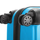 HAUPTSTADTKOFFER - X-Berg - Carry on luggage On-Board Suitcase Cabin Bag Hardside Spinner Trolley 4 Wheel, TSA, 55 cm,Cyanblue mat
