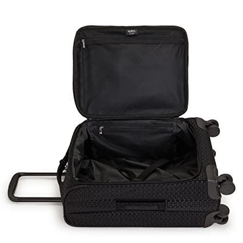 Kipling New YOURI Spin S, Small Cabin Size Spinner, 58cm, 33 L, Signature Emb