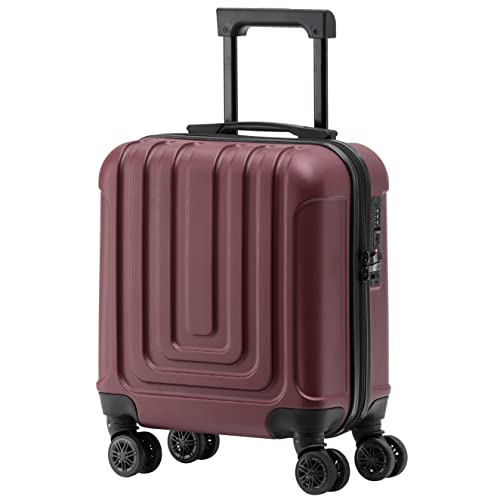 Flight Knight Premium Hard Shell Lightweight Cabin Suitcase - 8 Spinner Wheels - Built-in TSA Lock & USB Port - Luggage Approved for Over 100 Airlines Including easyJet Underseat - 45x36x20cm