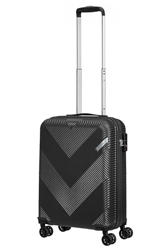 American Tourister Exoline 3-Piece Suitcase Set, Black, Black (Black), Kofferset 3-teilig, Luggage Suitcase Set