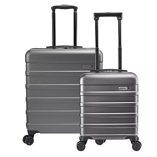 Cabin Max Anode 2 Piece Set 56L and 30L Suitable for Easyjet Paid Carry on (56L 56x45x25cm Graphite / 30L 40x30x20cm Graphite)