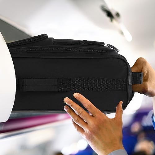 Flight Knight Carry On Cabin Suitcase easyJet (Overhead), Jet2, Ryanair (Priority) Approved 2 Wheels Lightweight Bag Ideal for Airline Travel 55x35x20cm