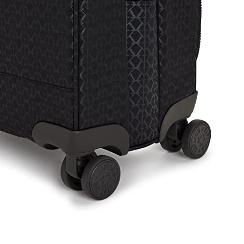 Kipling New YOURI Spin S, Small Cabin Size Spinner, 58cm, 33 L, Signature Emb
