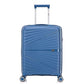 ATX Luggage Medium Suitcase Lightweight Durable Polypropylene Hard Shell Suitcase with 4 Dual Spinner Wheels and Built-in TSA Lock (Morrocan Blue, 24 Inches, 65 Liters)