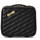 Ted Baker Belle Collection Hardside Cabin Luggage Trolley for Travel, Black, Vanity Case