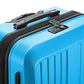 HAUPTSTADTKOFFER - X-Berg - Carry on luggage On-Board Suitcase Cabin Bag Hardside Spinner Trolley 4 Wheel, TSA, 55 cm,Cyanblue mat