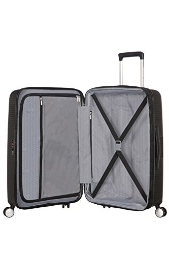 American Tourister Soundbox Spinner Suitcase 77 cm, 110 L, Black (Bass Black)
